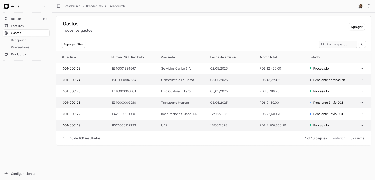 Módulo de reportes y análisis financiero